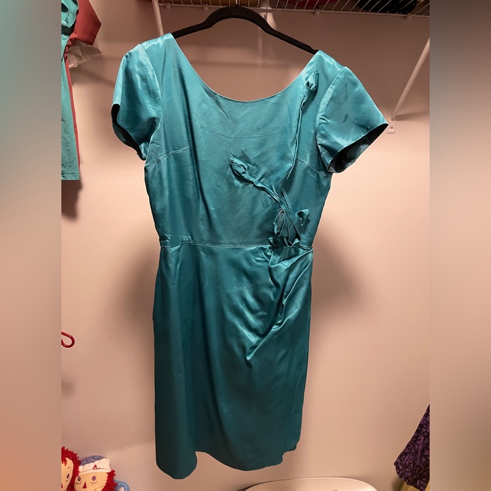 Vintage Teal Dress